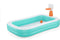 Dunk n' Splash Opblaasbaar Familiezwembad met Basketbalhoepel 2,51 m x 1,68 m x 1,02 m