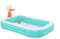 Dunk n' Splash Opblaasbaar Familiezwembad met Basketbalhoepel 2,51 m x 1,68 m x 1,02 m