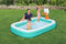 Dunk n' Splash Opblaasbaar Familiezwembad met Basketbalhoepel 2,51 m x 1,68 m x 1,02 m