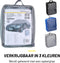 Dunlop Autohoes XL - Beschermhoes Auto Universeel - Auto Hoes 534 x 178 x 120 cm - Afdekhoes met Elastieken Koord en Ringen - Waterdicht voor Binnen en Buiten - Grijs