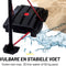 Dunlop Basketbalset - Speelset Junior - In Hoogte Verstelbaar: 165 - 205 cm - Basketbal standaard, bal, pomp