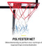 Dunlop Basketbalset - Speelset Junior - In Hoogte Verstelbaar: 165 - 205 cm - Basketbal standaard, bal, pomp