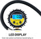 Dunlop Digitale Drukmeter - Meet in PSI/BAR/KPA/KG - Batterij Aangedreven - 30 CM Luchtslang - Past op de meeste Luchtcompressoren - Auto, Fiets, Motor en Vrachtwagen - Zwart