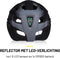 Dunlop Fietshelm - Mountainbike Helm - Maat M - Verstelbaar 55-58cm - LED Verlichting - Zwart