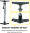 Dunlop Fietspomp - Fiets Pomp voor Dunlop, Schrader en Frans Ventiel - Staande Pomp Incl. Adaptoren voor Waterspeelgoed en Ballen