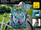 Dunlop Fietstas Rugzak 2in1 - 20 Liter Inhoud - Tropische Print