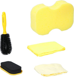 Dunlop Schoonmaakset auto - 5 Stuks - Incl. Bewaartas - Volledige Set