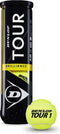 Dunlop Tour Brilliance Tennisballen Geel 4 Balls