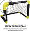 Dunlop Voetbaldoel - Voetbalgoal 50 x 44 x 44 cm - Voetbal Goal Opvouwbaar - Makkelijk op te Bergen - Voetbal Training Doel voor Kinderen en Volwassenen - Kunststof - Zwart/ Geel