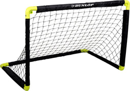 Dunlop Voetbaldoel - Voetbalgoal 90 x 59 x 61 cm - Voetbal Goal Opvouwbaar - Makkelijk op te Bergen - Voetbal Training Doel voor Kinderen en Volwassenen - Kunststof - Zwart/ Geel
