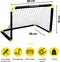 Dunlop Voetbaldoel - Voetbalgoal 90 x 59 x 61 cm - Voetbal Goal Opvouwbaar - Makkelijk op te Bergen - Voetbal Training Doel voor Kinderen en Volwassenen - Kunststof - Zwart/ Geel