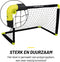 Dunlop Voetbaldoel - Voetbalgoal 90 x 59 x 61 cm - Voetbal Goal Opvouwbaar - Makkelijk op te Bergen - Voetbal Training Doel voor Kinderen en Volwassenen - Kunststof - Zwart/ Geel