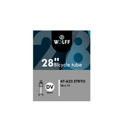 Dunlop WOLFF Binnenband 28x1.75 ETRTO 47/622, Ventiel: Blitz/Holland ventiel 40mm