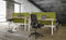 Duo bench elektrisch verstelbaar zit/sta bureau Teez breed 120CM diep 80/80CM bladkleur Wit framekleur Zwart (RAL9005)