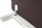 Duo bench elektrisch verstelbaar zit/sta bureau Teez breed 160CM diep 80/80CM bladkleur Lichtgrijs framekleur Wit (RAL9010)