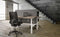 Duo bench slinger verstelbaar zit/zit bureau Teez breed 120CM diep 80CM bladkleur Beuken framekleur Zwart (RAL9005)
