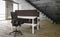 Duo bench slinger verstelbaar zit/zit bureau Teez breed 160CM diep 80CM bladkleur Kersen framekleur Zwart (RAL9005)