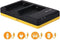 Duo oplader voor 2 camera accu's Nikon EN-EL5