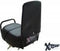 Duo-seat + rugsteun brommer Vespa goccia universeel zwart