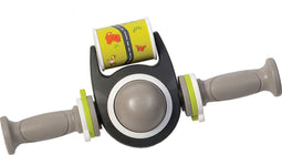 Duodeel qibbel toybar met grijze handvatten - GRIJS