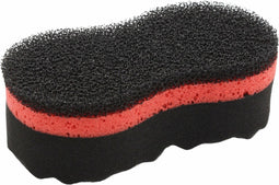 Duospons zwart/rood met anti insectenlaag 22 cm x 11,3 cm x 7,4 cm