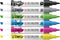 Duotip marker ecoline basis set 6 kleuren | Omdoos a 3 set x 6 stuk | 3 stuks