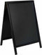 Duplo pavement chalk board - with lacquered black finish - 55x85cm
