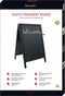 Duplo pavement chalk board - with lacquered black finish - 55x85cm