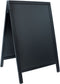 Duplo pavement chalk board - with lacquered black finish - 55x85cm
