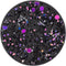 PopSockets Sparkle Black - Telefoon Greep & Standaard - 100 keer verplaatsbaar - Multi-color