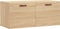 vidaXL - Wandkast - 80x36,5x35 - cm - bewerkt - hout - sonoma - eikenkleurig