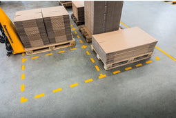 Durable 170204 Stelplaatsmarkering vorm -L- Signaalgeel 10 stuk(s) (l x b x h) 100 x 100 x 0.7 mm