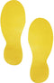 Durable 172704 Vloermarkeringsvorm -voet- Signaalgeel 5 paar (l x b x h) 240 x 90 x 0.7 mm