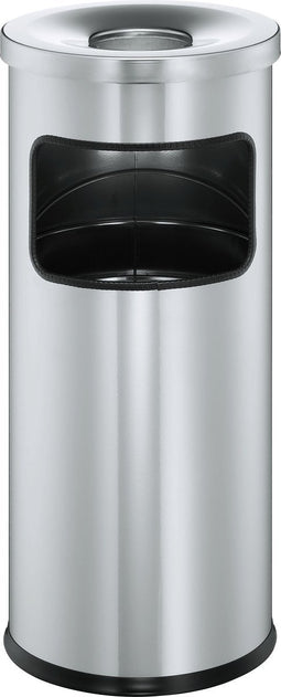 Durable - 2-in-1 Prullenbak met Asbak - Metaal - 17 liter