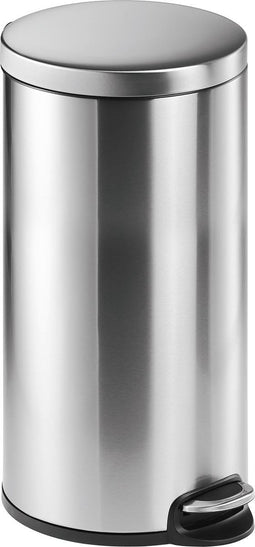 Durable 340323 340323 Prullenbak 30 l (Ø x h) 290 mm x 655 mm RVS Zilver 1 stuk(s)