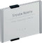 Durable 4801 Naambord - Naambordje - Deurbord- Info Sign - Geanodiseerd aluminium - Metallic zilver- 149 x 105,5 mm