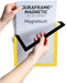 Durable 486904 DURAFRAME® Magnetic Infoframe, magnetisch DIN A4 Geel (b x h) 236 mm x 323 mm 5 stuk(s)