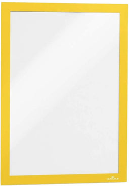 Durable 487204 DURAFRAME® Info-Rahmen Infoframe, zelfklevend DIN A4 Geel (b x h) 236 mm x 323 mm 2 stuk(s)