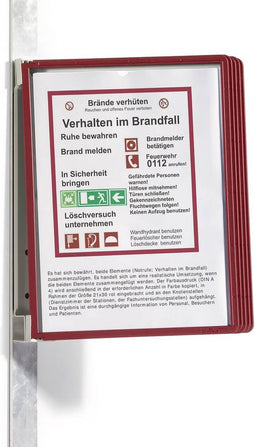 Durable 591403 Bureaustandaard Rood (b x h x d) 325 x 360 x 260 mm DIN A4