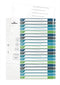 Durable 679727 Register DIN A4+ 1-20 Meerdere kleuren 20 tabbladen 679727