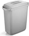 Durable Afvalemmer Durabin Eco 60 liter, Blauer Engel gecertificeerd, met handgrepen, grijs,
