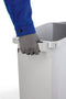 Durable Afvalemmer Durabin Eco 60 liter, Blauer Engel gecertificeerd, met handgrepen, grijs,