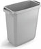 Durable Afvalemmer Durabin Eco 60 liter, Blauer Engel gecertificeerd, met handgrepen, grijs,