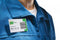 Durable badge met combiklem formaat 54 x 90 mm in een doos - 50 stuks