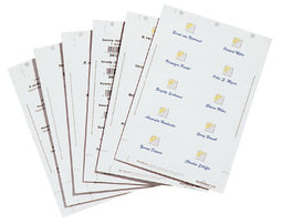 Durable - Badgekaart durable 1453 bedrukbaar 40x75mm 240 stuks