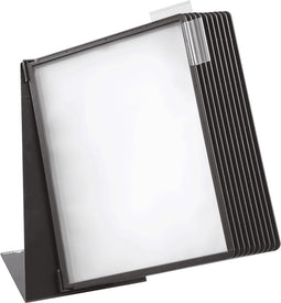 Durable bureaustandaard Vario met 10 tassen | ft A4 | zwart