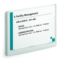 Durable - Deurbordje durable click sign a5 liggend | 5 stuks