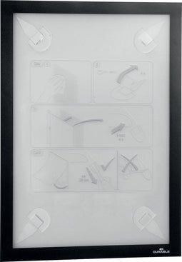 Durable Duraframe Wallpaper zelfklevend kader formaat A4 | zwart