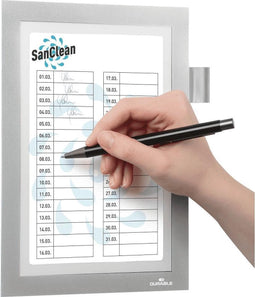 Durable duraframe zelfklevend kader Note A5, zilver