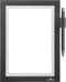 Durable duraframe zelfklevend kader Note A5, zwart